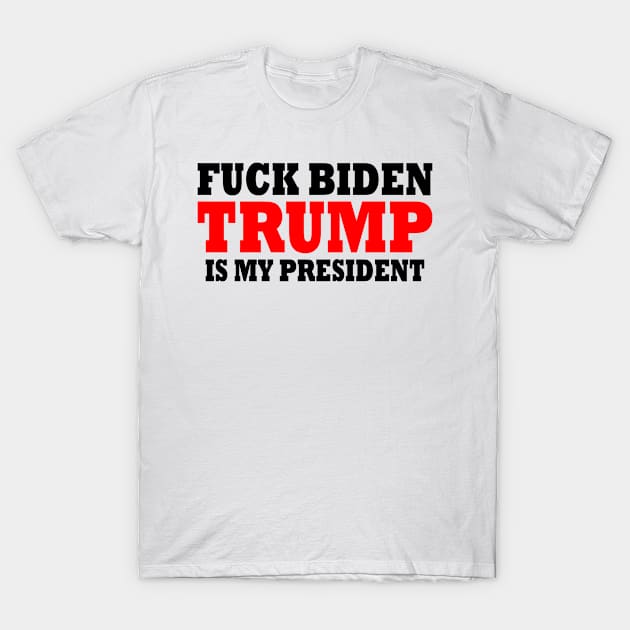 FUCK BIDEN T-Shirt by Milaino